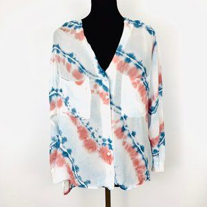 Young Fabulous & Broke Frankie Tie Dye Blouse S